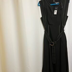 Karl Lagerfeld Black Midi Dress